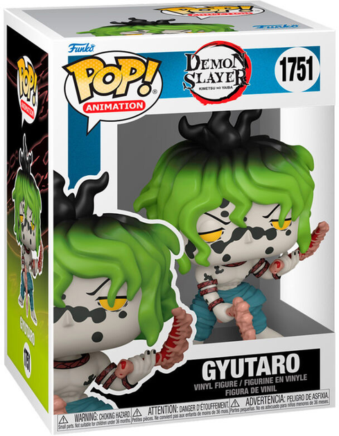 Фігурка Funko Pop Demon Slayer Gyutaro 9 см (0889698803328) - зображення 1