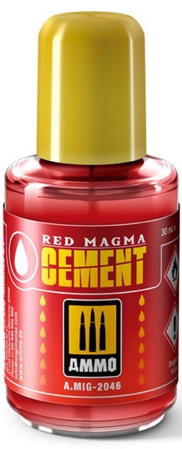 Клей Ammo Magma Cement 30 мл Червоний (8432074020462) - зображення 1