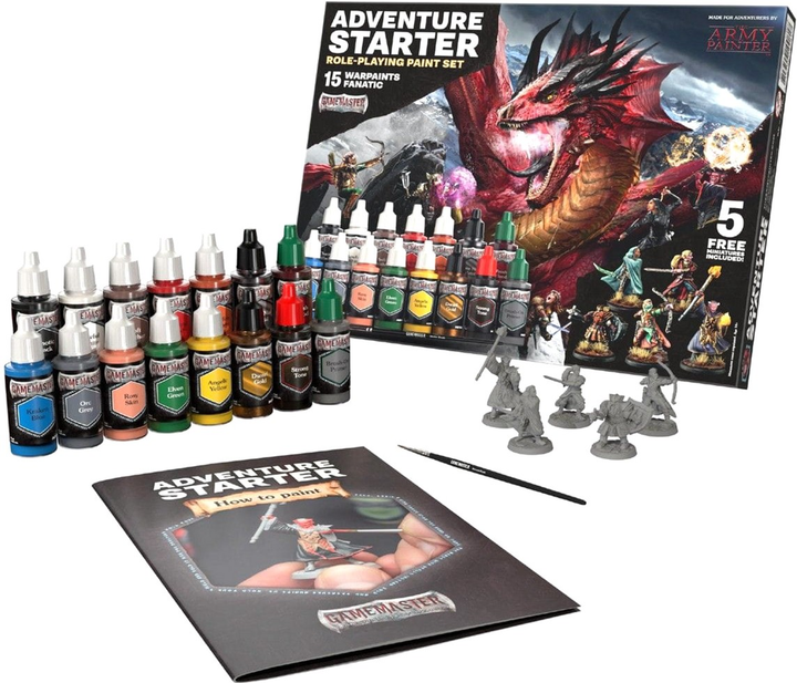 Набір The Army Painter GameMaster Adventure Starter Role-Playing Paint Kit з фігурками 15 шт x 18 мл (5713799100817) - зображення 2