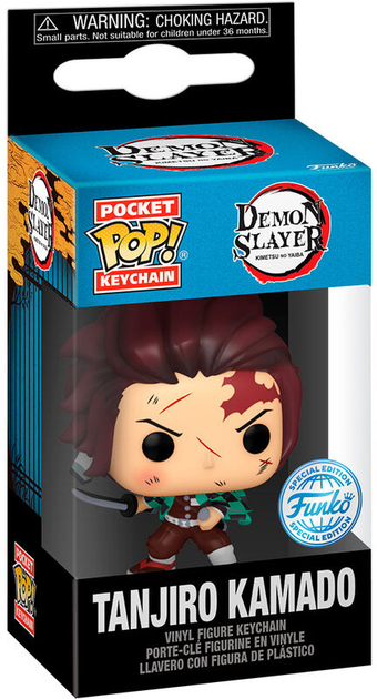 Брелок Funko Pocket Pop Keychain Demon Slayer Kimetsu no Yaiba Tanjiro Kamado (0889698688673) - зображення 1