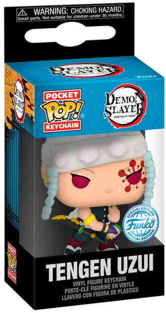 Брелок Funko Pocket Pop Keychain Demon Slayer Kimetsu no Yaiba Tengen Uzui (0889698774222) - зображення 1