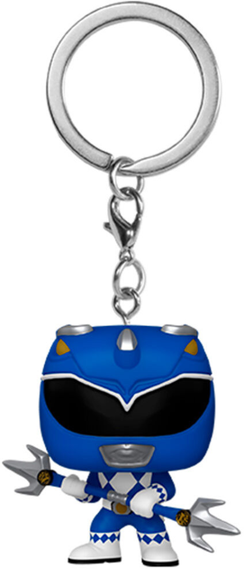 Брелок Funko Pocket POP Keychain Power Rangers 30th Anniversary Blue Ranger 4 см (0889698721509) - зображення 2