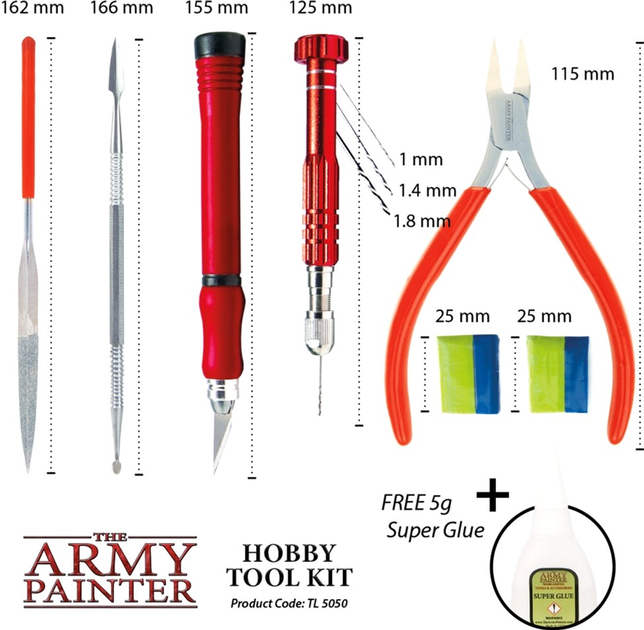 Набір інструментів The Army Painter Hobby Tool Kit (5713799505001) - зображення 2