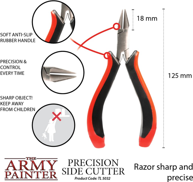 Cążki The Army Painter Metal Precision Side Cutters (5713799503205) - obraz 3