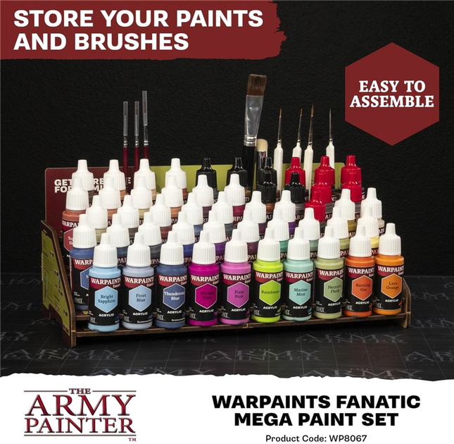 Zestaw farb The Army Painter Warpaints Fanatic Mega Paint Kit 50 szt x 18 ml (5713799806702) - obraz 4