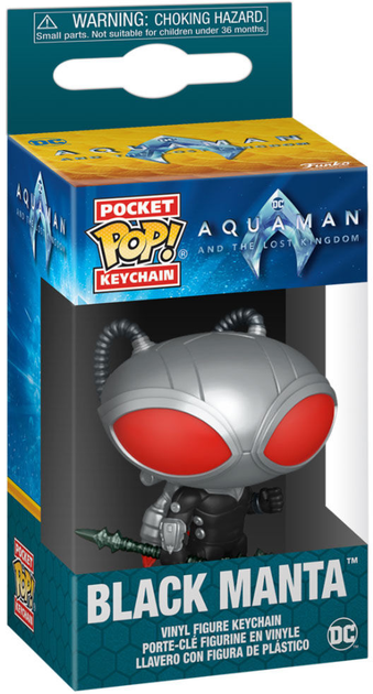 Брелок Funko POP DC Comics Aquaman Black Manta (0889698675758) - зображення 1