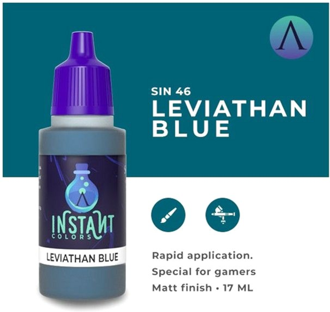 Farba akrylowa Scale75 Instant Colors 17 ml Leviathan Blue (8412548901015) - obraz 2