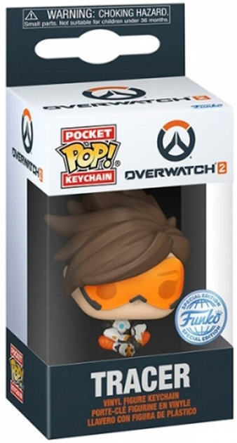 Брелок Funko POP Overwatch 2 Tracer (0889698767422) - зображення 1