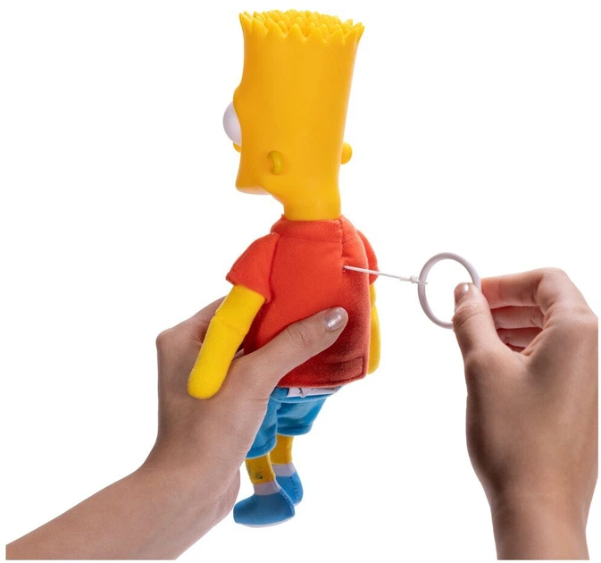 Maskotka Jakks Pacific The Simpsons Shelf Talkers Bart mówiący po angielsku 33 cm (0192995175617) - obraz 6