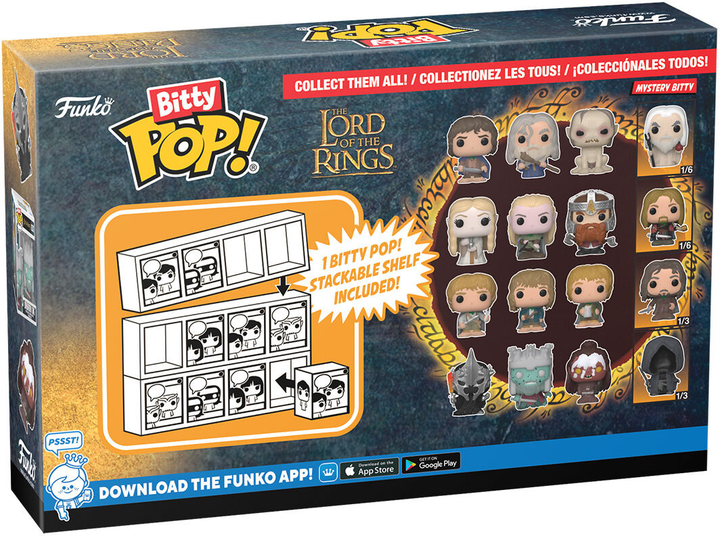 Набір фігурок Funko Bitty Pop Lord of the Rings Frodo 4 шт (0889698754569) - зображення 3