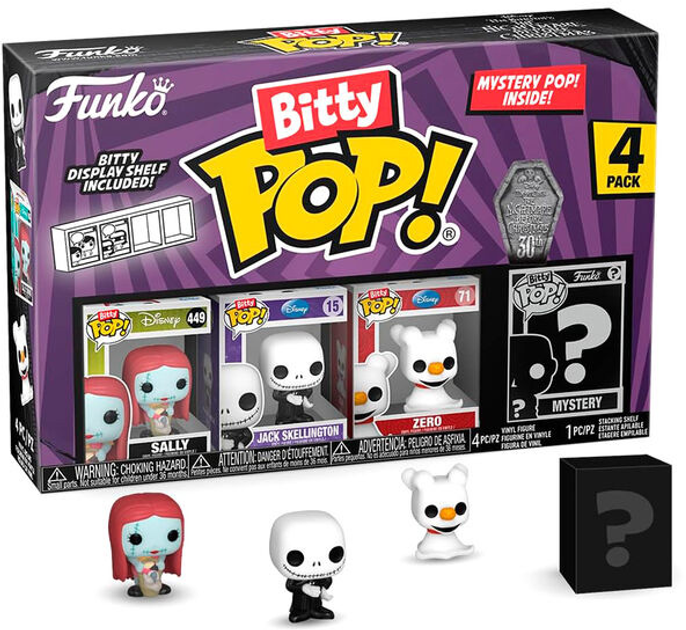 Zestaw figurek-niespodzianek Funko Bitty POP Disney Nightmare Before Christmas Sally 4 szt (0889698730211) - obraz 3