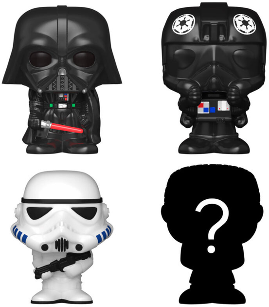 Набір фігурок-сюрприз Funko Bitty POP Star Wars Darth Vader 4 шт (0889698715140) - зображення 2