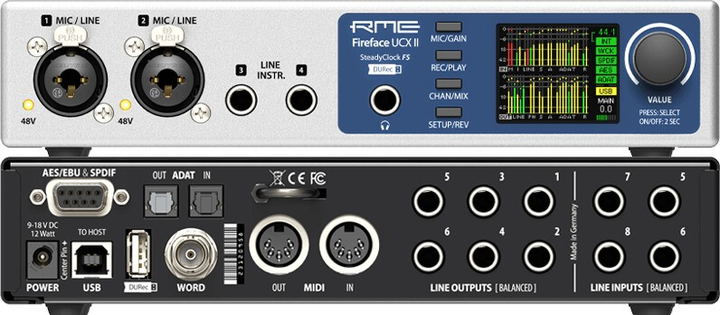 Аудіоінтерфейс RME Fireface UCX II USB (4260123363376) - зображення 4
