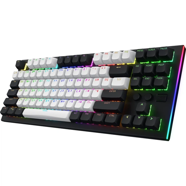 Клавіатура Hator Gravity TKL Orange USB Black (HTK560UA) - зображення 8