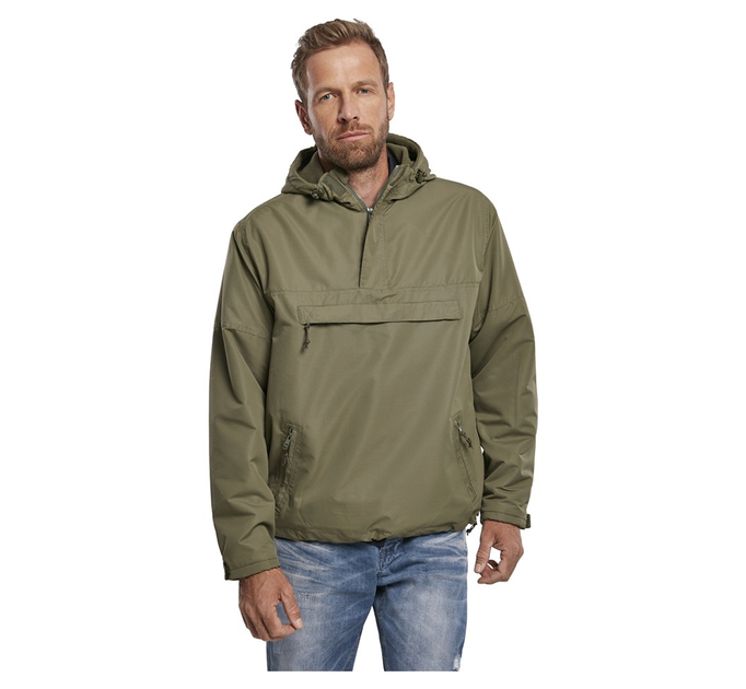 Куртка тактична анорак Brandit Windbreaker Olive XXL - изображение 2