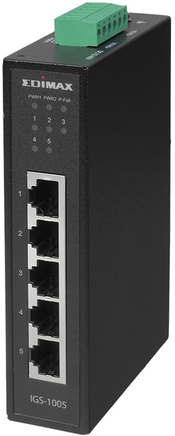 Switch Edimax Industrial 5-Port Gigabit (IGS-1005) - obraz 1