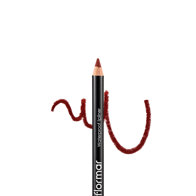 Олівець для губ водостійкий Flormar Waterpoof Lipliner №211 Коричневий Brown - Фото 2 Олівець для губ водостійкий Flormar Waterpoof Lipliner №211 Коричневий Brown - зображення 2