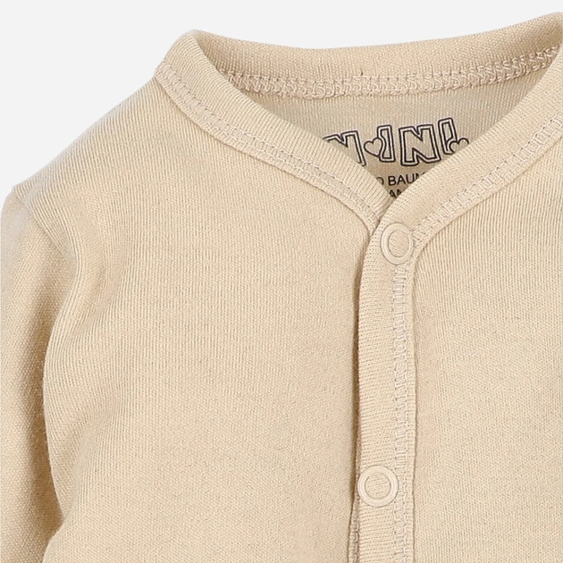 Pajacyk niemowlęcy dla chłopca NINI ABN-3964/BEŻ/056 62 cm Beżowy (5904252458990) - obraz 4