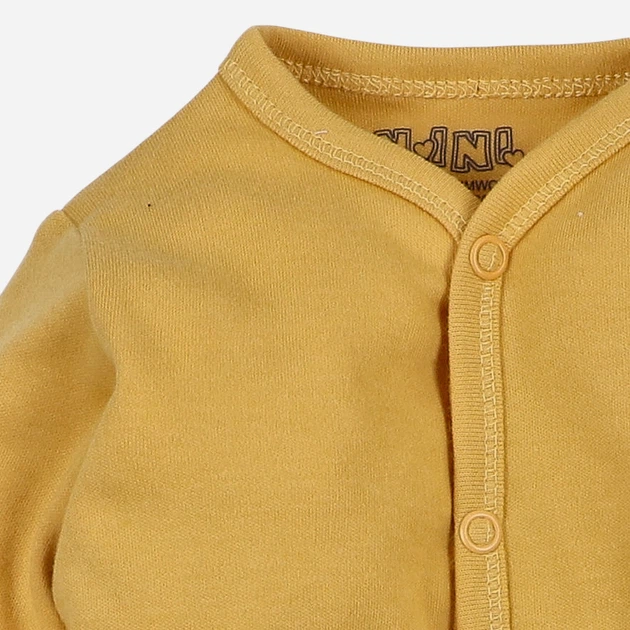 Дитячий чоловічок для новонароджених для хлопчика NINI ABN-3964/MIO/056 56 см Гірчичний (5904252459010) - зображення 4