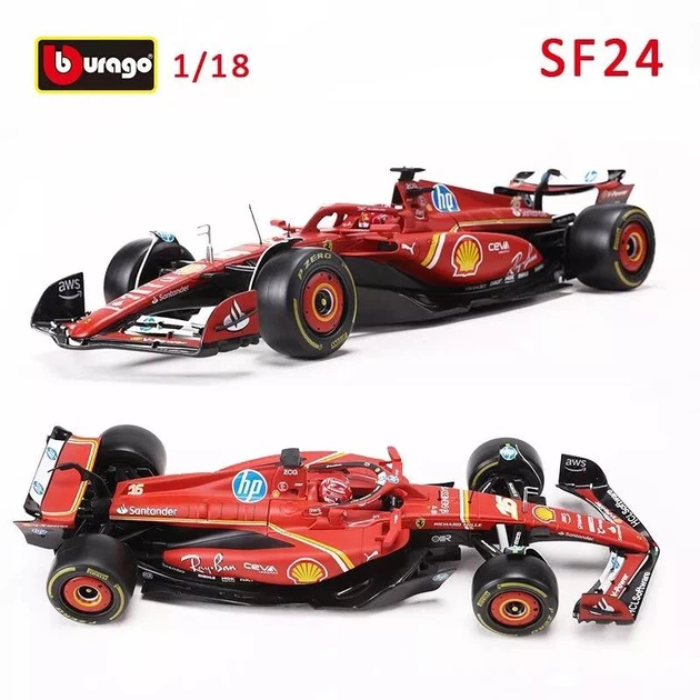 Колекційна Модель Bburago F1 Ferrari SF-24 #16 Charles Leclerc