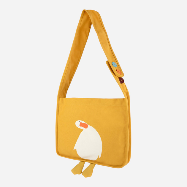 Torebka shopper damska materiałowa Art Of Polo Hello goose Bag tr24174-2 Pomarańczowa (5905602912117) - obraz 1