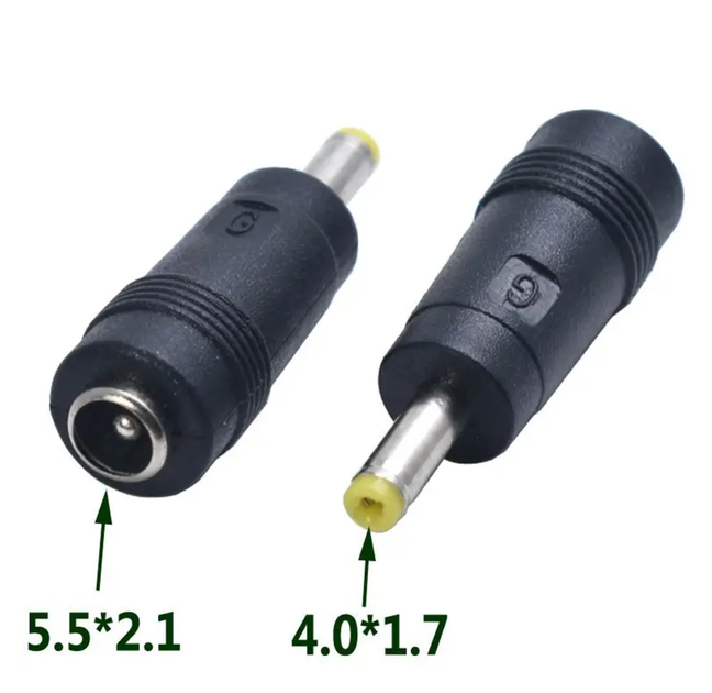 Кабель перетворювач конвертер USB - DC 12V 5.5 x 2.1mm + штекер 4.0 х 1.7mm - зображення 3
