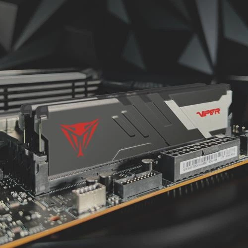 Пам'ять 32Gb x 2 (64Gb Kit) DDR5, 6400 MHz, Patriot Venom, Black, 32-40-40-84, 1.4V, з радіатором (PVV564G640C32K) - зображення 3