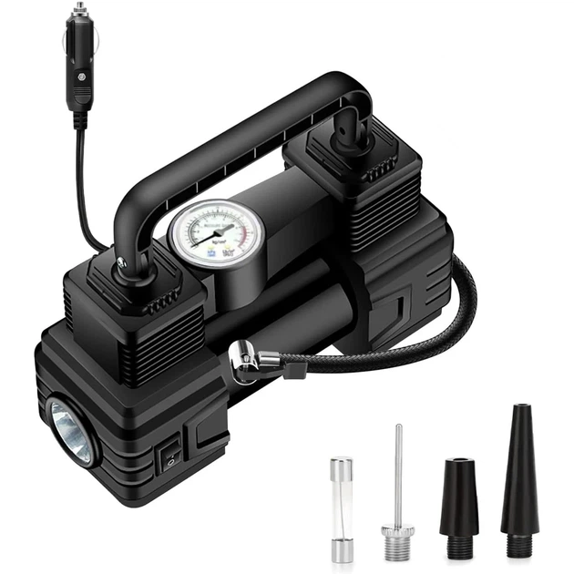 Автомобильный компрессор U&P Halfsun SCK619 Black (PRN-SCK619-BK) - изображение 2