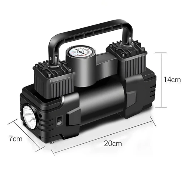 Автомобильный компрессор U&P Halfsun SCK619 Black (PRN-SCK619-BK) - изображение 7