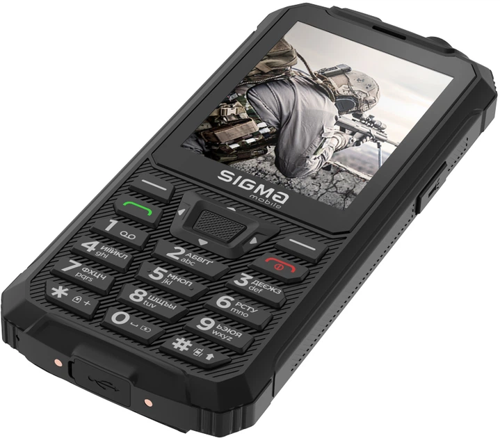 Мобильный телефон Sigma mobile X-treme PR68 Type-C Black