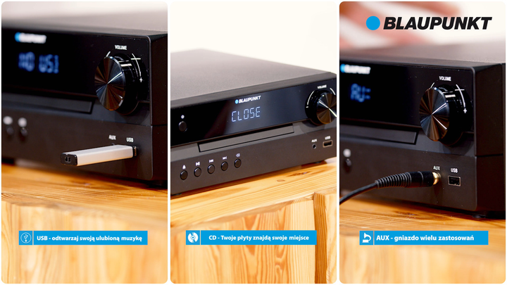 Mikrowieża Blaupunkt MS55SUB (5901750506277) - obraz 5