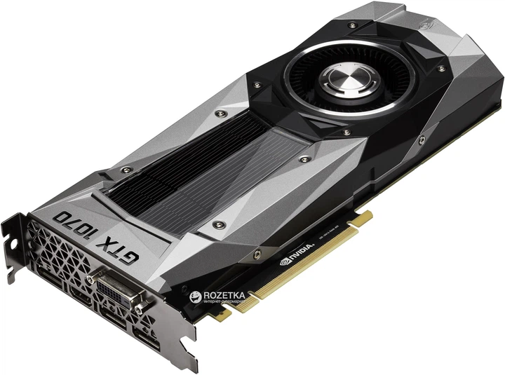 Видеокарта Asus PCI-Ex GeForce GTX 1070 Founders Edition 8GB GDDR5