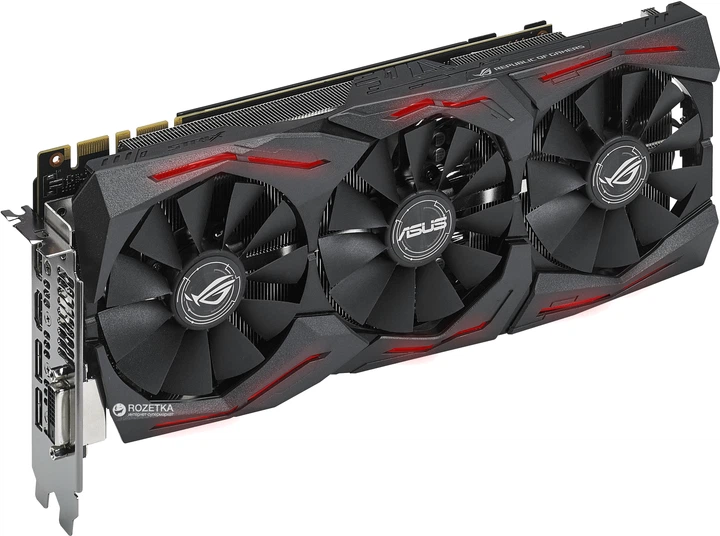 Видеокарта Asus PCI-Ex GeForce GTX 1070 ROG Strix 8GB GDDR5