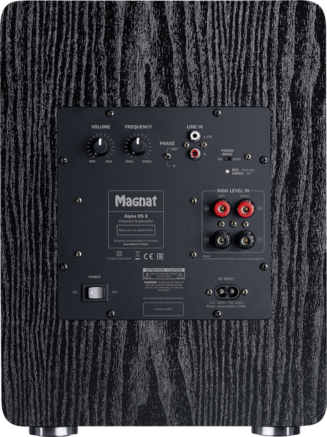 Subwoofer Magnat Alpha RS 8 Black - obraz 4