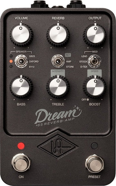 Педаль ефектів Universal Audio UA UAFX Dream '65 Reverb Amplifier (UA GPM-DRM) - зображення 1