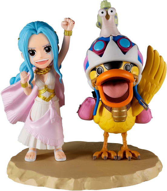 Фігурка Banpresto One Piece World Collectable Log Series Nefeltari Vivi & Karoo 7 см (4983164895599) - зображення 1