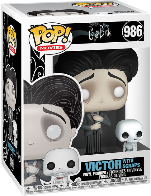 Фігурка Funko POP Corpse Bride Victor with Scraps 9 см (889698490450) - зображення 1