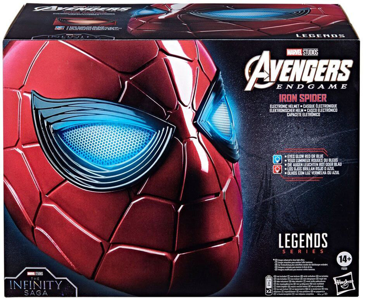 Шолом Hasbro Marvel Legends Avengers Spiderman Iron Spider 1:1 (5010993842070) - зображення 1