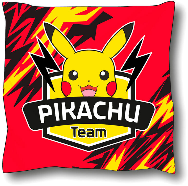 Poduszka Nintendo Pokemon Team Pikachu 40 cm (8436580113625) - obraz 1