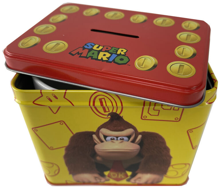 Подарунковий набір Nintendo Super Mario Bros Donkey Kong Чашка 330 мл + Скарбничка (8029085812829) - зображення 3