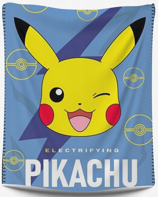 Флісова ковдра Nintendo Pokemon Pikachu 100 x 140 см (8436580113939) - зображення 1