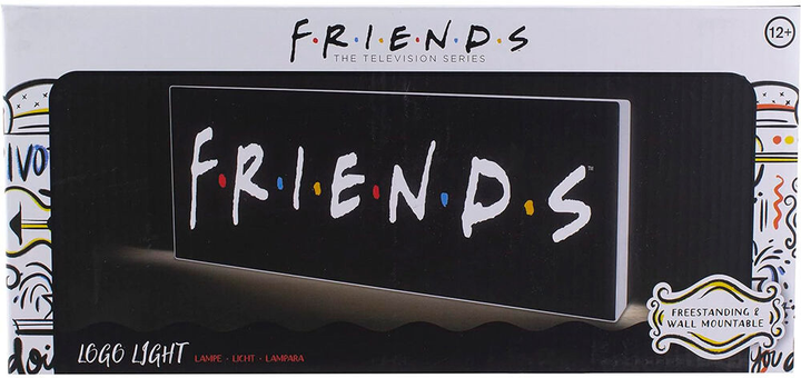 Lampka Paladone Friends Logo Light 12 x 30 cm (5055964774905) - obraz 4