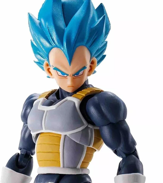 Фігурка Tamashii Nations Dragon Ball Super 15th Anniversary Vegeta Super Saiyan Blue SH Figuarts 14 см (4573102657770) - зображення 2