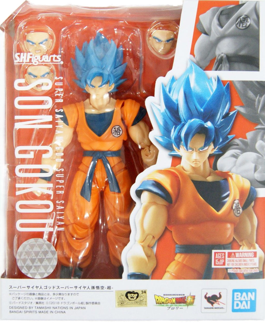 Фігурка Tamashii Nations Dragon Ball Super Broly Super Saiyan God Super Saiyan Son Goku 14 см (4573102557001) - зображення 1