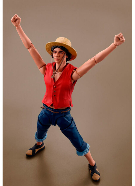Figurka Tamashii Nations One Piece Netflix Series Monkey D Luffy SH 14.5 cm (4573102657671) - obraz 3