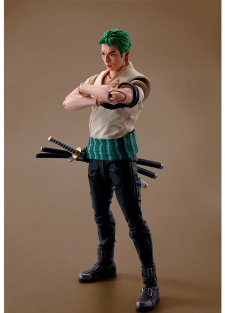 Figurka Tamashii Nations One Piece Netflix Series Roronoa Zoro SH 14.5 cm (4573102657688) - obraz 3