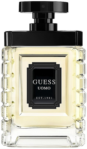 Набір для чоловіків Guess Uomo Косметичка + Туалетна вода 100 мл + Гель для душу 100 мл + Дезодорант 226 мл (85715330079) - зображення 3