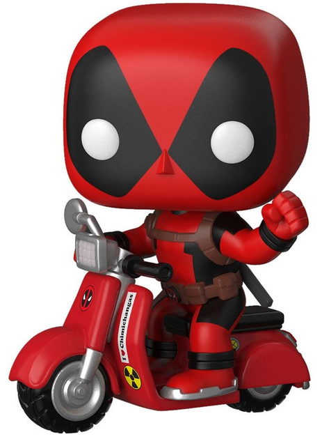 Figurka Funko POP! Rides Marvel Deadpool on Scooter 45 (0889698309691) - obraz 2