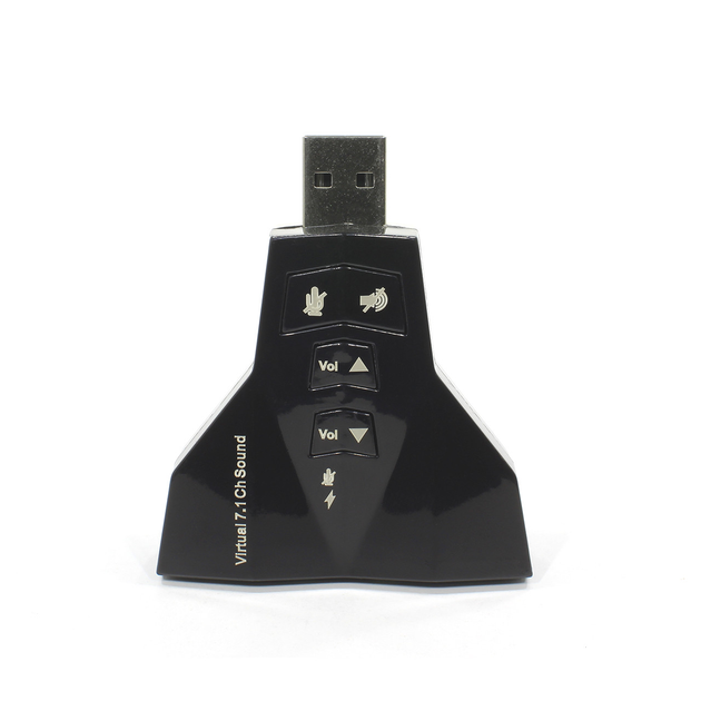 Звуковая карта 7.1 USB QTS-009 Black (16163) - изображение 6