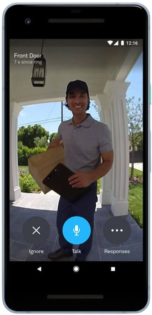 IP відеодомофон Google Nest Hello video Doorbell (NC5100GB) - зображення 5